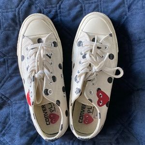 Come des garçon PLAY converse chuck Taylor size 5 Uk sizing